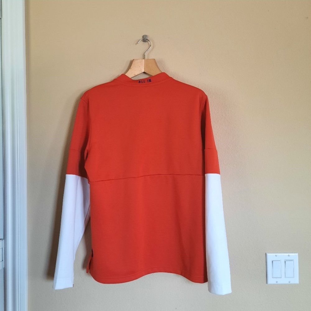 Clemson Tigers Nike Coach Orange White Fan Gear Football Sports Jersey - Picture 5 of 8